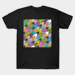 Houndstooth  Geometric Popart Doodle T-Shirt